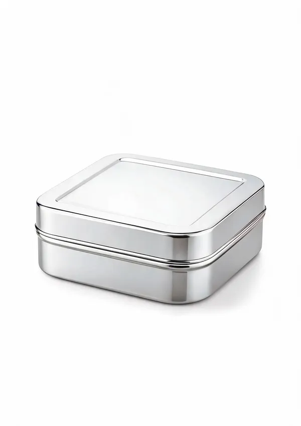 Houzifyy_Stainless_Steel_Square_Lunch_Box_With_4_Bowl