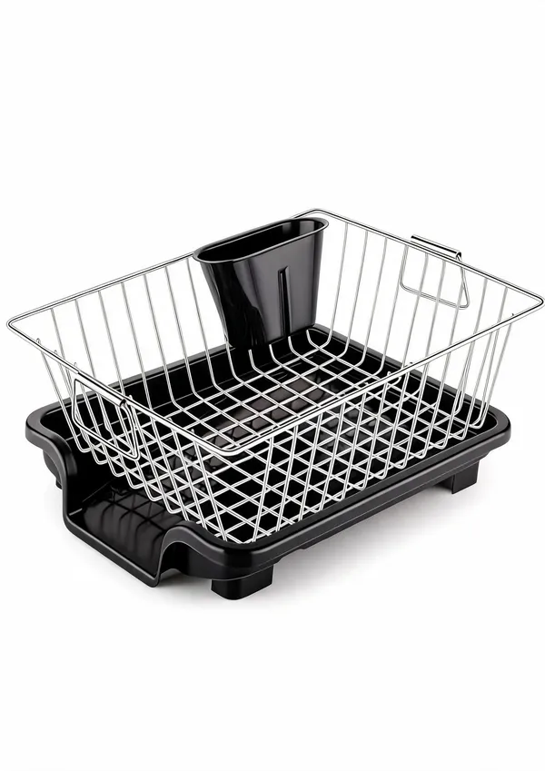 Houzifyy_basket_drainer_&_dish_drainer_basket_for_kitchen/utensil_stand_for_kitchen/_dish_drying_rack_with_drainer/_bartan_stand/_dish_rack_(stainless_steel)