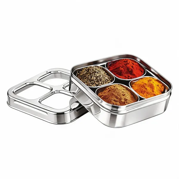 Houzifyy_4_Square_stainless_steel_masala_box_for_kitchen_|_spice_box_with_see-through_lid_|_4_containers_masala_dani_|_dry_fruit_organiser_|__food_grade_rust-free_steel_