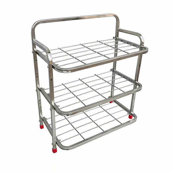 Houzifyy__3-Tier_stainless_steel_organiser_for_kitchen,_well_mounted_shoe_rack
