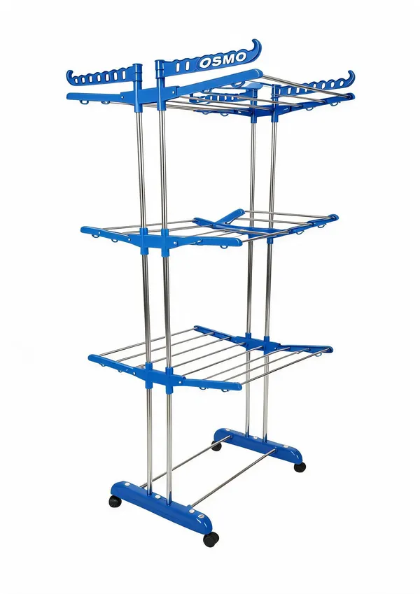 houzifyy_3-Tier_Foldable_Clothes_Drying_Stands_With_Wheels_|_Heavy_Duty_Laundry_Drying_Rack_|_Multiplayer_Garment_Hanger_Stand_For_Indoor_Outdoor_Use_|_Space_Saving_Cloth_Dryer_Rack