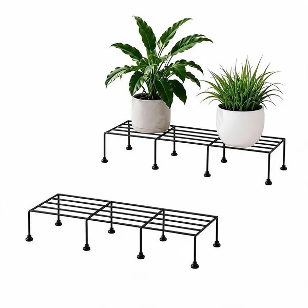 Houzifyy_Pack_Of_2_Premium_Anti-Rust_Iron_Plant_Stand_Set_-_Stylish_Black_Stands_For_Indoor,_Outdoor_And_Balcony_Use_(Pack_Of_2)