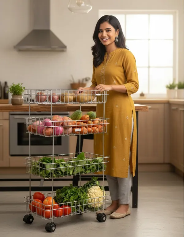 Houzifyy_4_-Tier_Stainless_Steel_Kitchen_Trolley_Rack_Fruit_Vegetable_Storage_Rack