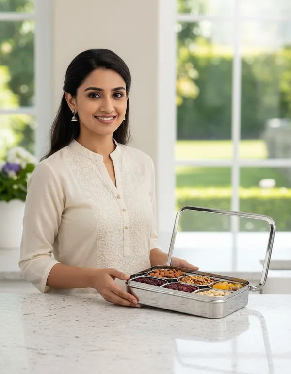 Houzifyy_Stainless_Steel_6_Square_Masala_Dabba_|__spice_box_|__dry_fruit_box_with_plain_lid