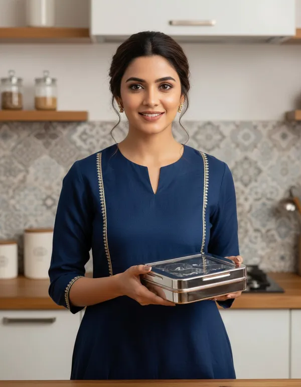 Houzifyy_Stainless_Steel_9_Square_Masala_Dabba_|__spice_box_|__dry_fruit_box_with_plain_lid