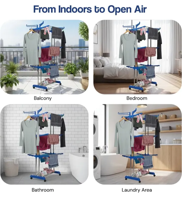 houzifyy_3-Tier_Foldable_Clothes_Drying_Stands_With_Wheels_|_Heavy_Duty_Laundry_Drying_Rack_|_Multiplayer_Garment_Hanger_Stand_For_Indoor_Outdoor_Use_|_Space_Saving_Cloth_Dryer_Rack