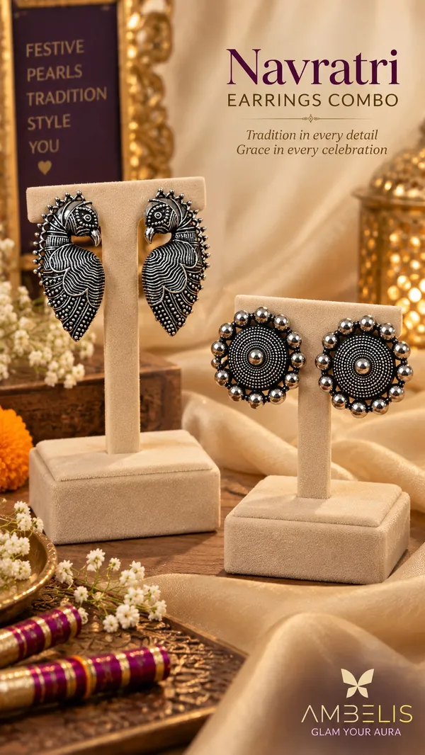 Black_Oxidised_Navratri_Earrings_Combo_for_Women