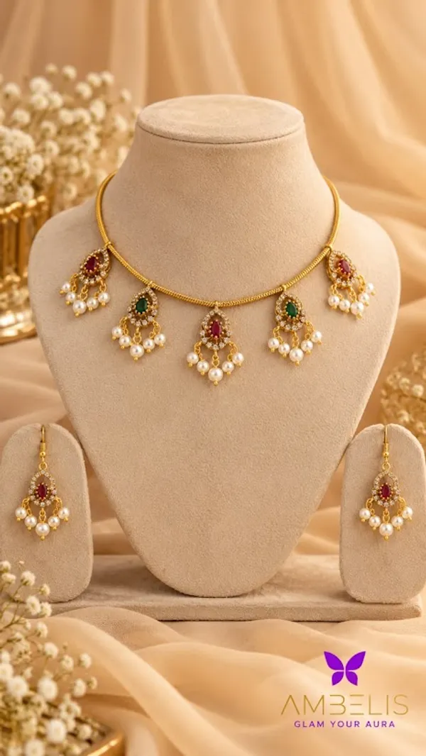 Peshwai_Pearl_Choker_Necklace