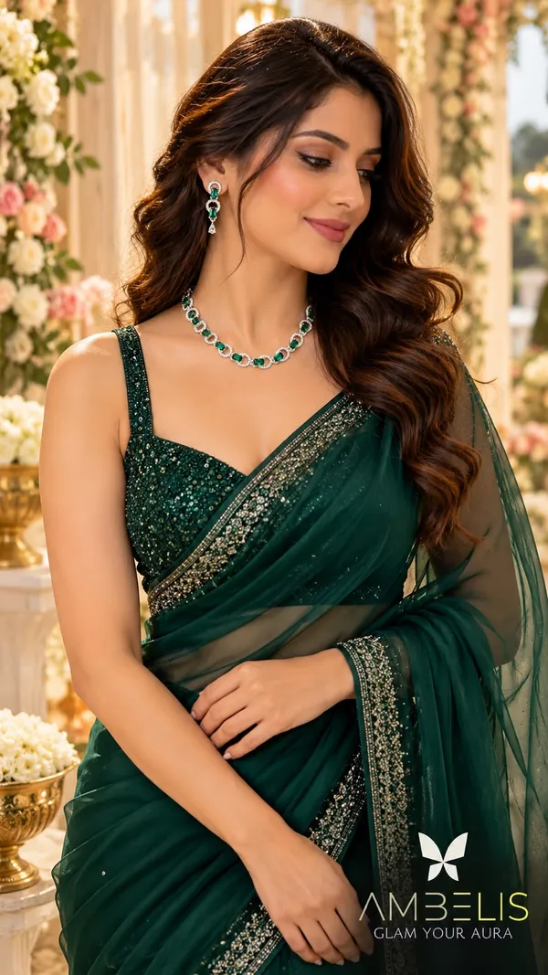 Regal_Rings-Green_American_Diamond__Necklace_Set
