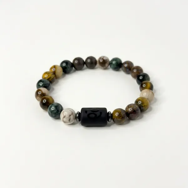 Cancer_Zodiac_Bracelet_–_Black_Obsidian_with_Cancer_Charm
