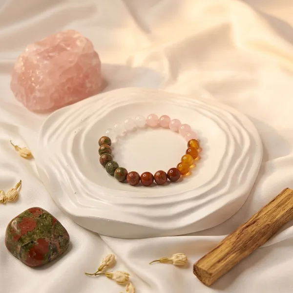 Fertility_Support_Bracelet_–_Moonstone,_Carnelian_&_Rose_Quartz