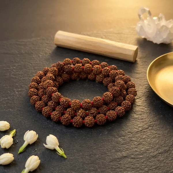 5_Mukhi_Rudraksha_Mala_–_108+1_Beads_(Small_5mm)_|_Java