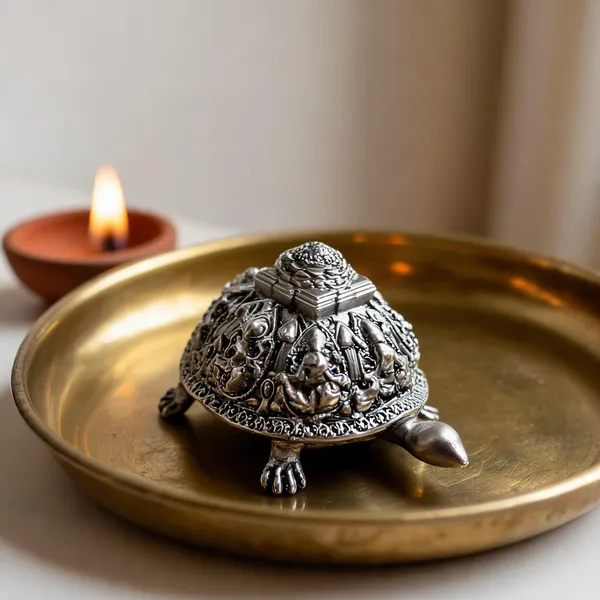 Oxidised_Silver_Tortoise_Figurine_–_Vastu_Decor