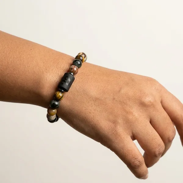 Leo_Zodiac_Bracelet_–_Black_Obsidian_with_Leo_Charm