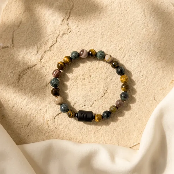 Capricorn_Zodiac_Bracelet_–_Black_Obsidian_with_Capricorn_Charm