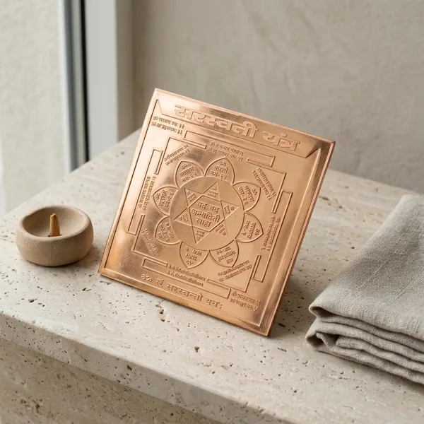 Saraswati_Pocket_Yantra_-_Laminated_Copper_(2_x_2_in)
