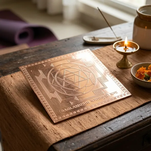 Baglamukhi_Yantra_–_Framed_Copper_4x4_Inch_for_Victory_&_Protection