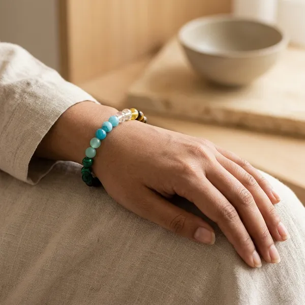 Abundance_Bracelet_–_Tiger's_Eye_&_Amazonite_with_Lotus_Charm