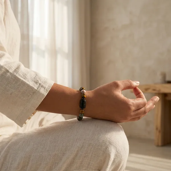 Pisces_Zodiac_Bracelet_–_Black_Obsidian_with_Pisces_Charm