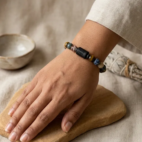 Aquarius_Zodiac_Bracelet_–_Black_Obsidian_with_Aquarius_Charm