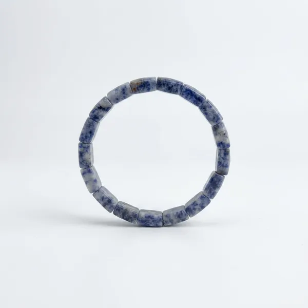 Blue_Spot_Jasper_Bracelet_–_Faceted_Square_Beads_(12mm)