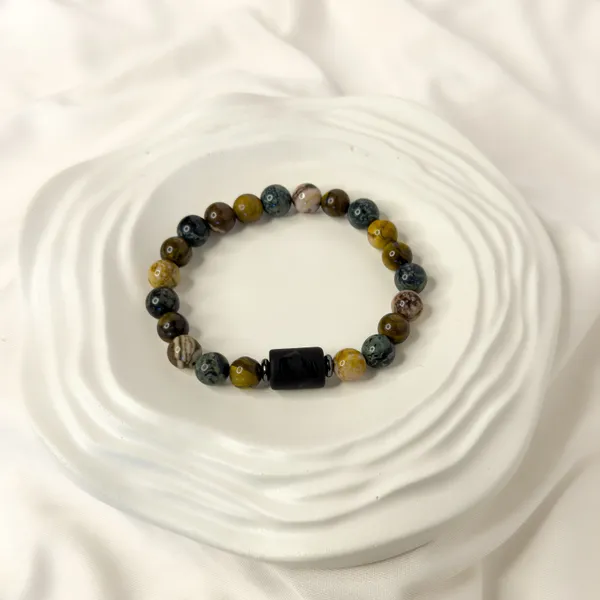 Virgo_Zodiac_Bracelet_–_Black_Obsidian_with_Virgo_Charm