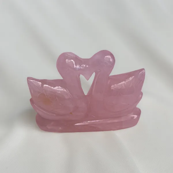 Rose_Quartz_Swan_Figurine_Small_–_Hand_Carved_Pair_Symbol