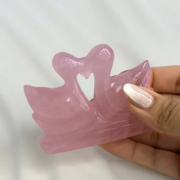 Rose_Quartz_Swan_Figurine_Small_–_Hand_Carved_Pair_Symbol