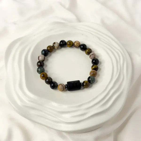 Gemini_Zodiac_Bracelet_–_Black_Obsidian_with_Gemini_Charm