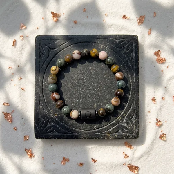 Taurus_Zodiac_Bracelet_–_Black_Obsidian_with_Taurus_Charm
