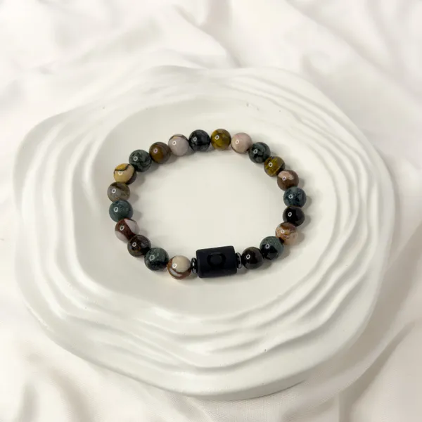 Taurus_Zodiac_Bracelet_–_Black_Obsidian_with_Taurus_Charm