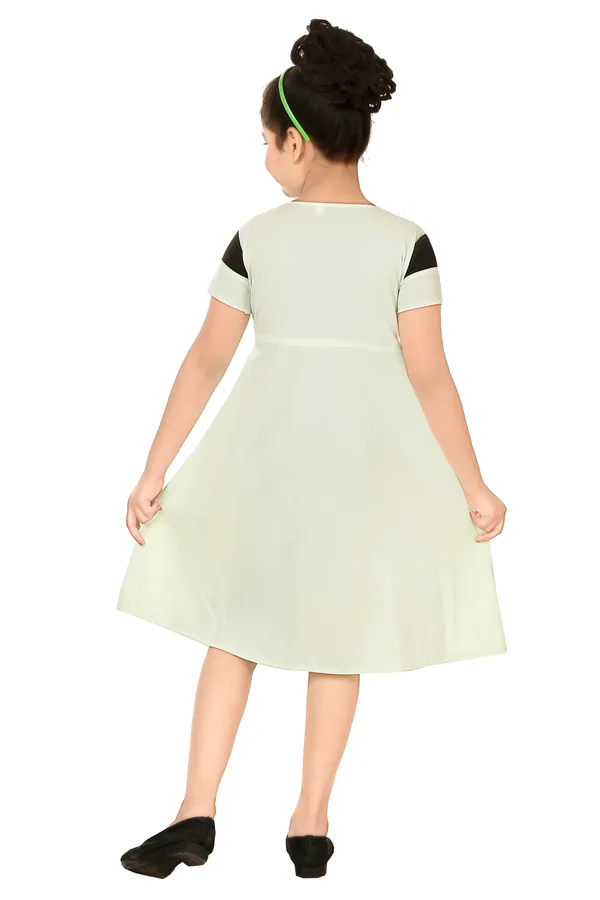 Mint_Green_And_Black_Cotton_Fit_And_Flare_Dress_For_Girls