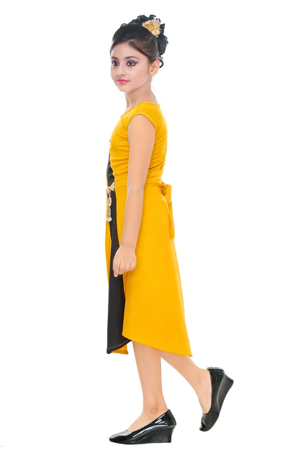 Yellow_Cotton_Fit_And_Flare_Ethnic_Dress_For_Girls