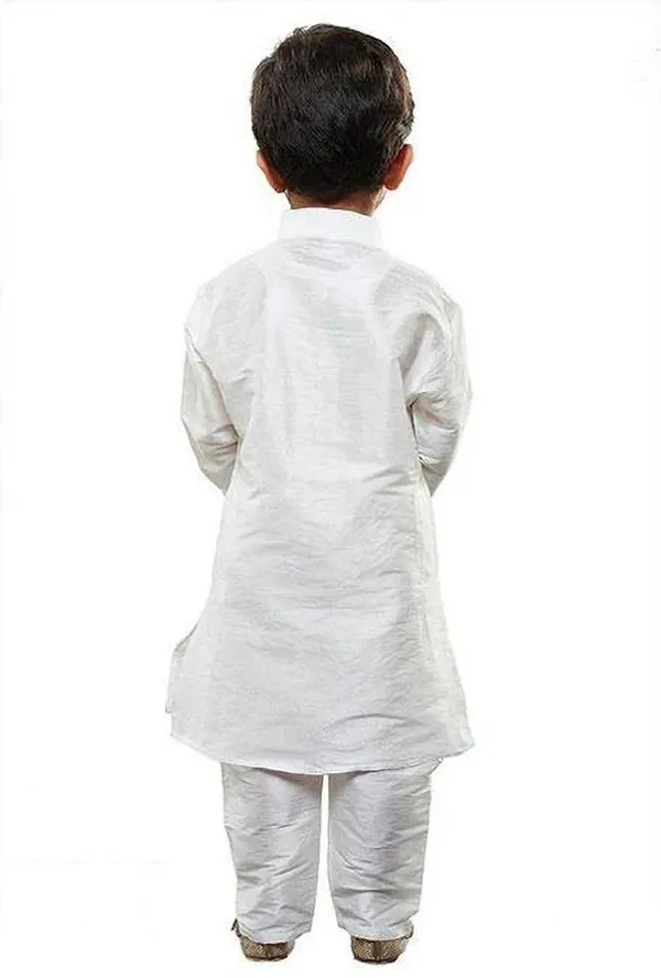 White_Cotton_Straight_Kurta_Pyjama_Set_For_Boys