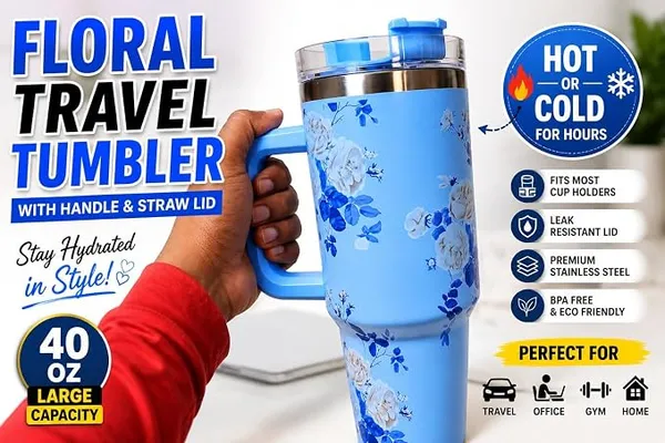 Stainless_Steel_Floral_Insulated_Travel_Tumbler_1200_Ml_Blue