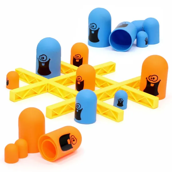 GC_Gobble_3D_Tic_Tac_Toe_Board_Game_for_Kids_&_Family_|_Strategy_Thinking_Game_|_2_Players_|_Age_5+
