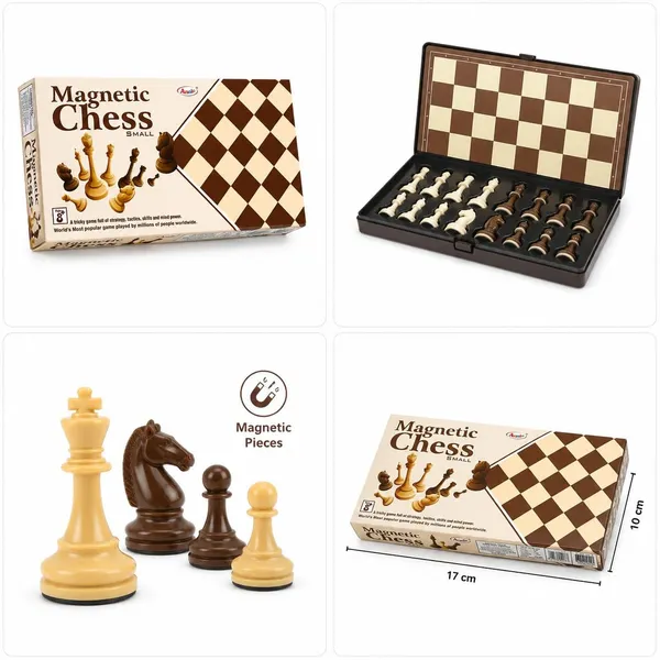 GC_Magnetic_Chess_Board_Game_Set_|_Foldable_Travel_Chess_with_Magnetic_Pieces_|_Strategy_Board_Game_for_Kids_&_Adults_|_2_Player_Educational_Game_|_Age_8+