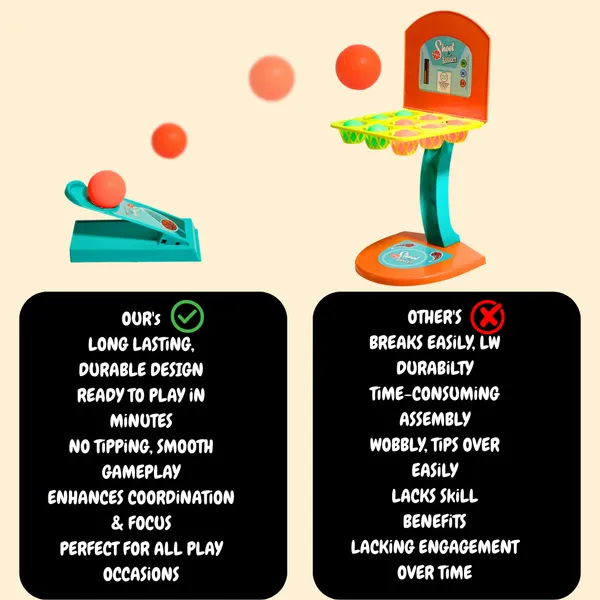 GC_Shoot-A-Basket_Indoor_Basketball_Game_|_Tabletop_Mini_Basketball_Shooting_Game_|_2_Player_Family_Fun_Game_|_Includes_2_Shooters,_10_Balls_&_Basket_Set_|_Educational_Toy_for_Kids_3+_Years