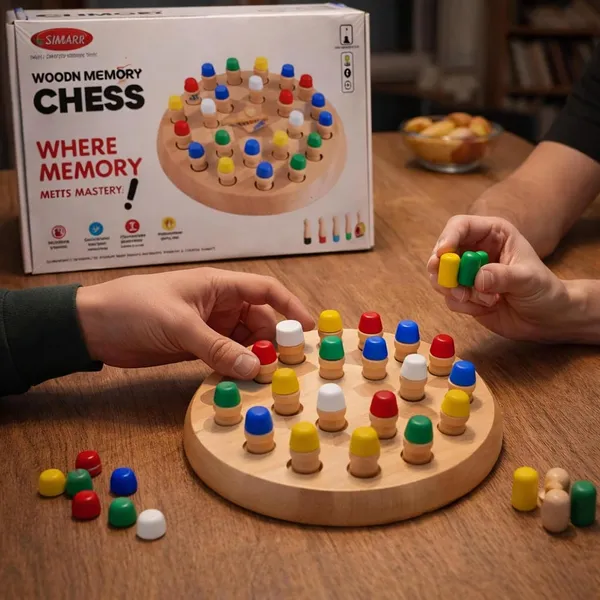 Wooden_Memory_Chess_Game,_Eco-Friendly_Natural_Wood_Construction,_Round_Board,_Color_Matching_Pegs,_Strategic_Thinking_Toy_for_Kids_3+