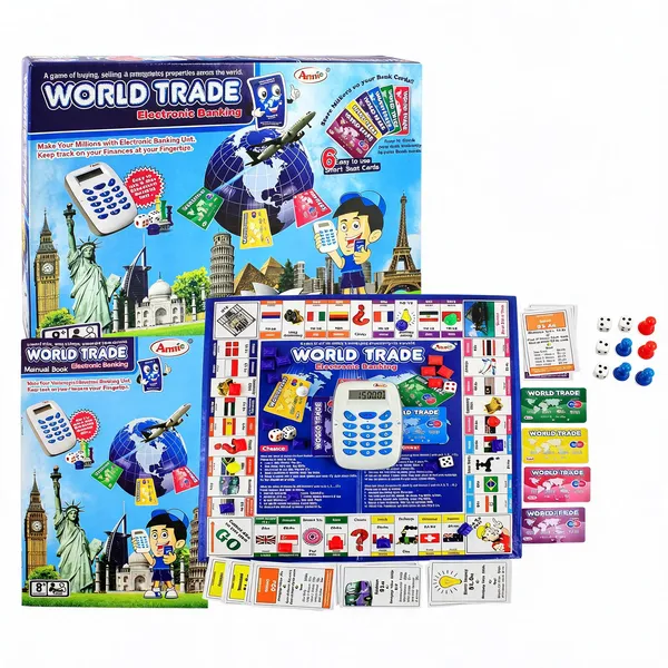 World_Trade_Property_Trading_Board_Game_Electronic_Banking