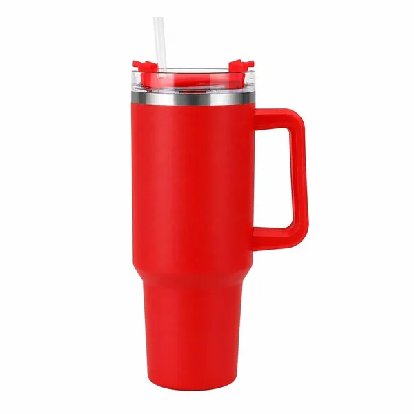 Stainless_Steel_Floral_Red_Insulated_Travel_Tumbler_1200_Ml_With_Straw