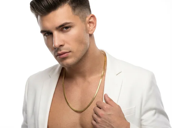 Liquid_Herringbone_Golden_Chain