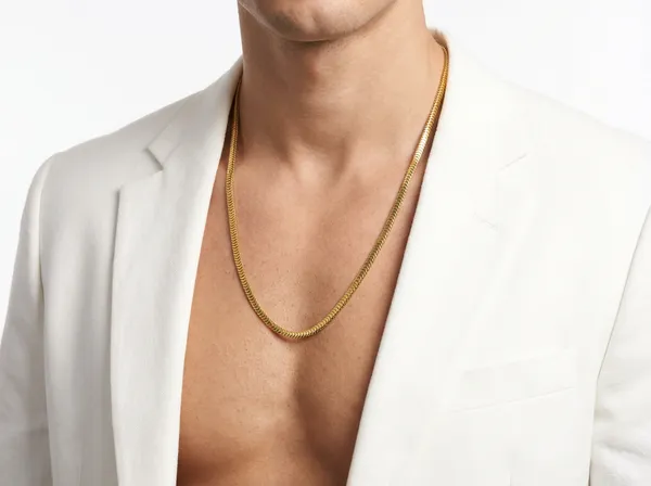Liquid_Herringbone_Golden_Chain