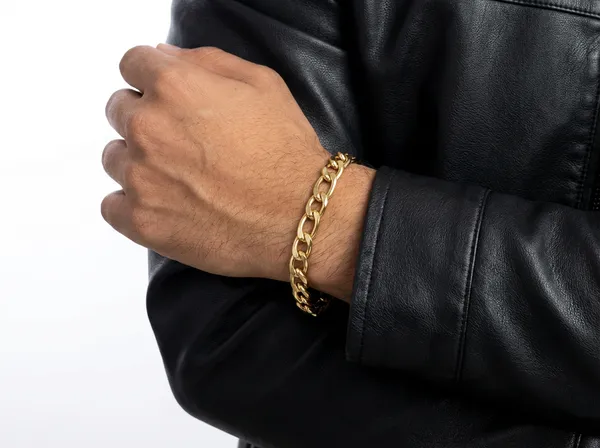 Figaro_Link_Bracelet_Golden