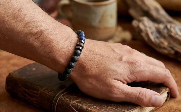 Blue_Lapis_Lava_Stone_Adjustable_Bracelet
