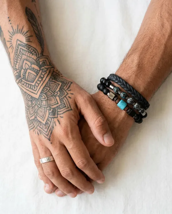 Turquoise_Onyx_Bracelet_Stack