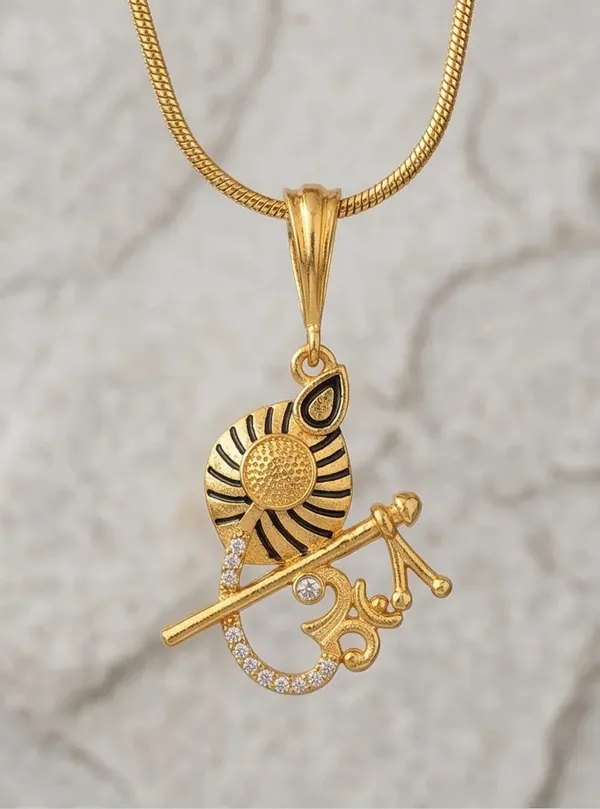 Krishna_Flute_Om_Pendant