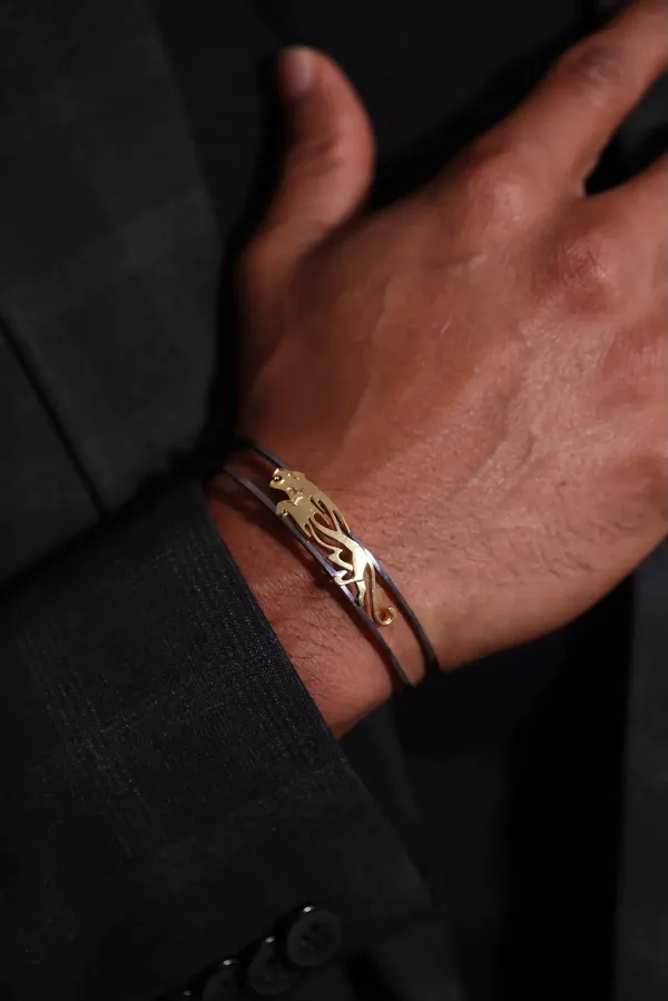 The_Panther_Prowl_Cuff_Bracelet_Golden