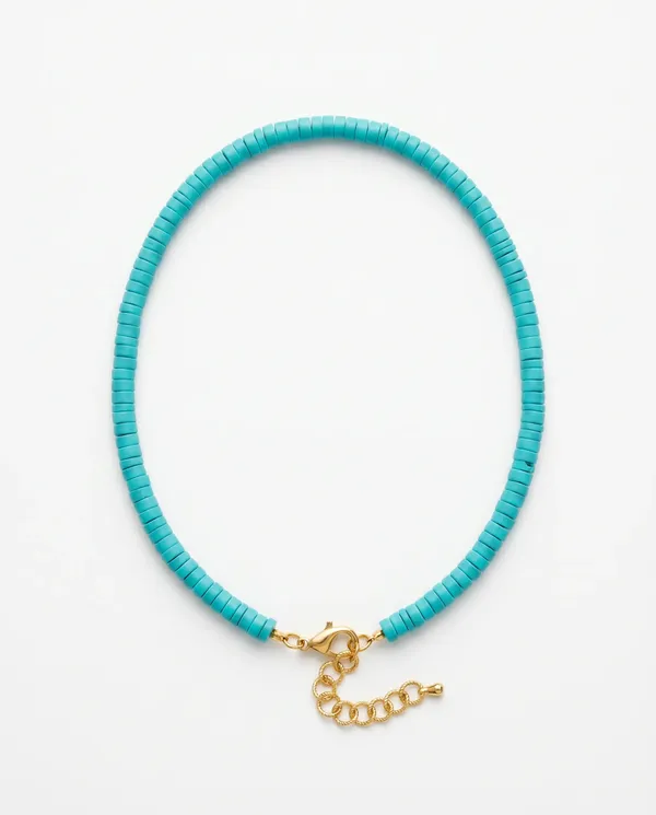 Turquoise_Heishi_Necklace_Plain