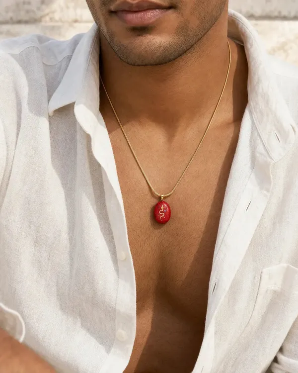 Crimson_Coil_Red_Howlite_Serpent_Necklace